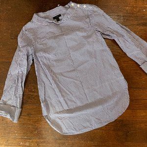 J. Crew Striped Boatneck and Beyond Striped Blouse